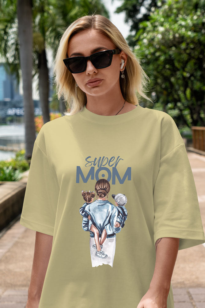 Super Mom Oversized T-shirt for Women