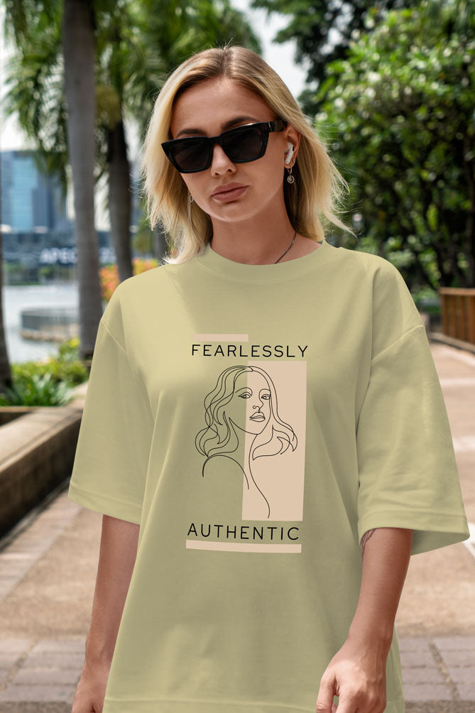 Oversized standard size T-shirt for women