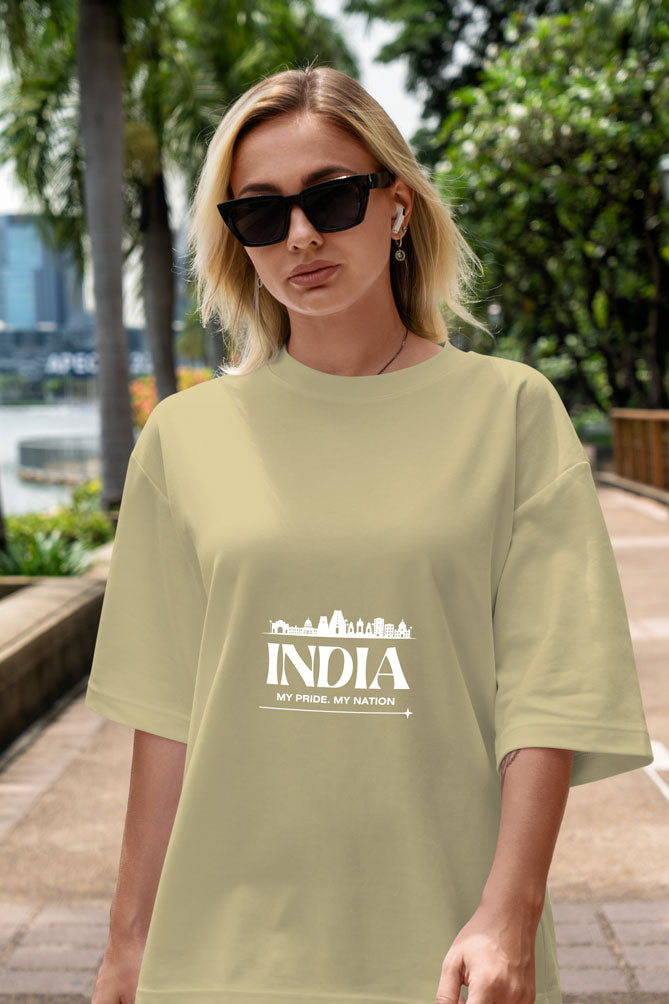 Oversized My Pride My Nation India T-shirt