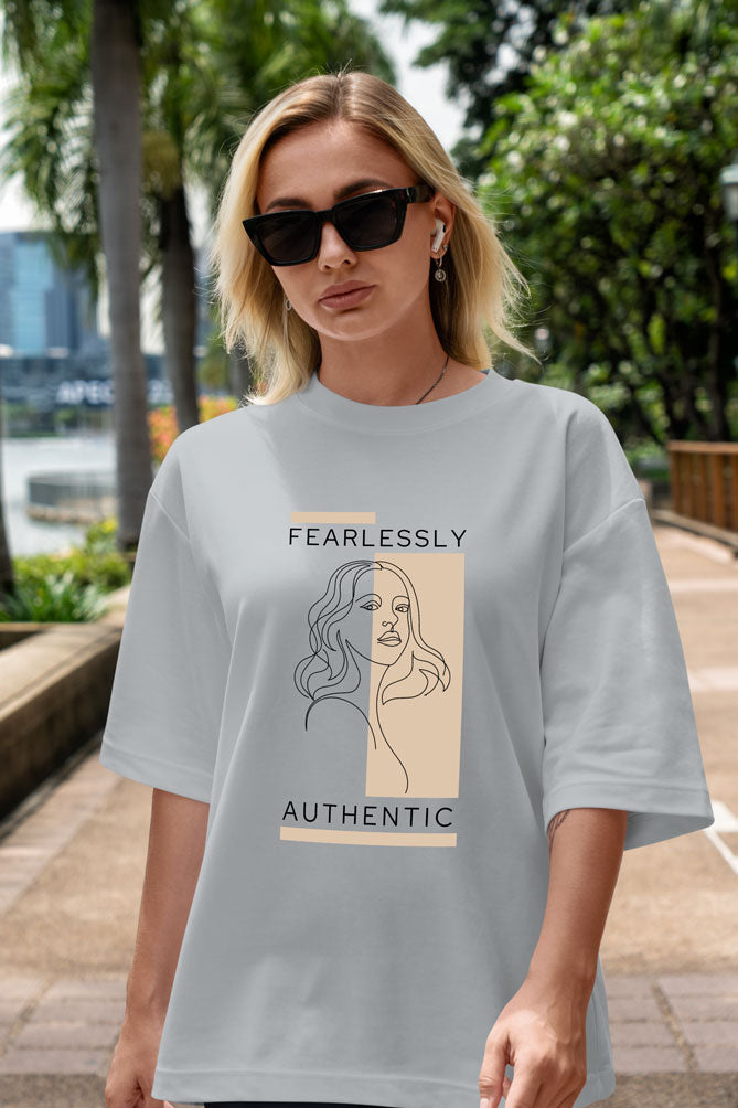 Oversized standard size T-shirt for women