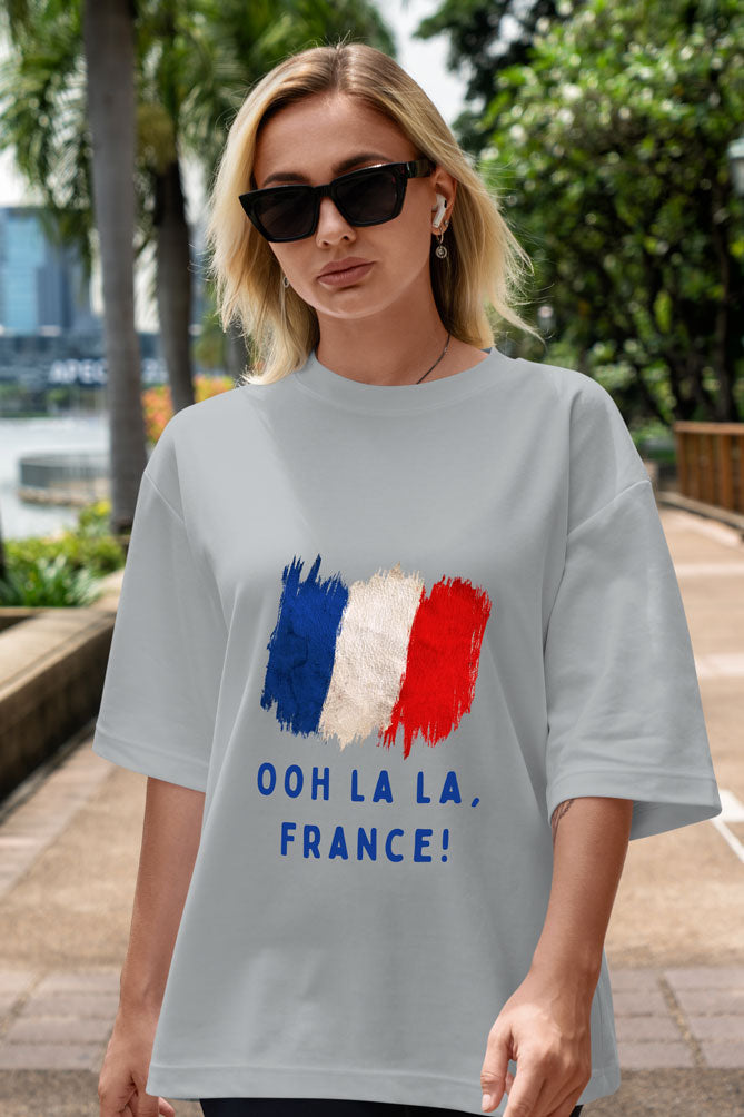 Oversized France Lover T-shirt for Women