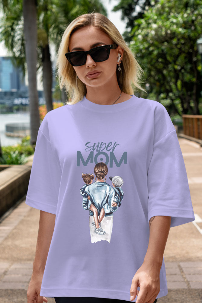 Super Mom Oversized T-shirt for Women