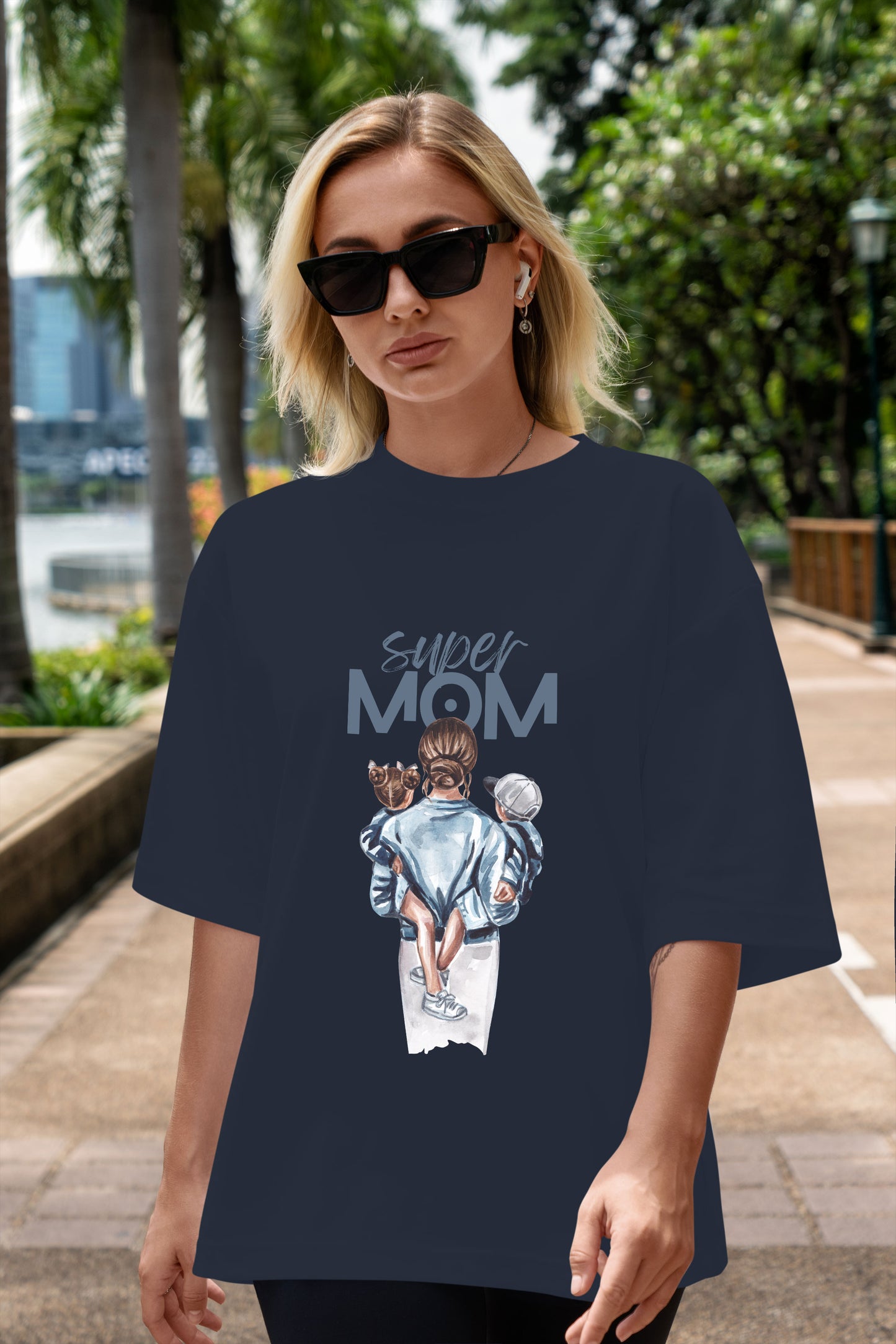 Super Mom Oversized T-shirt for Women