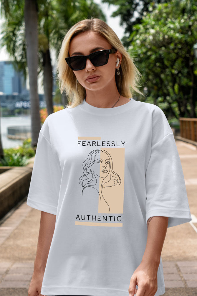 Oversized standard size T-shirt for women