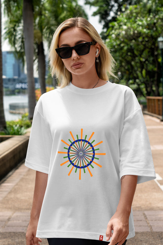 Unisex Oversized Independence Day T -shirt for Women and Men