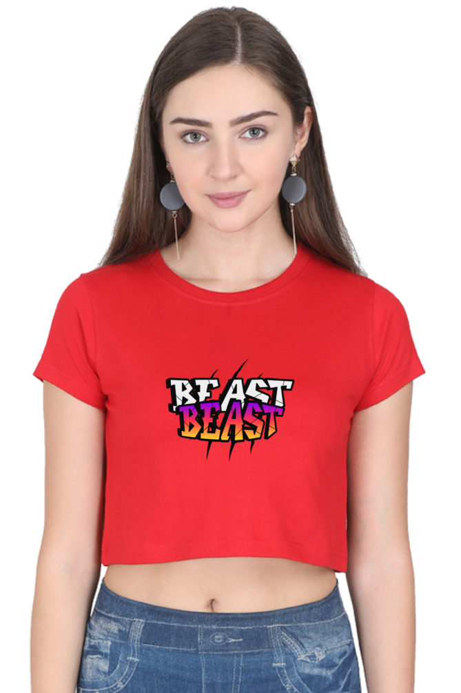 Beast Cool Crop Tops for Women