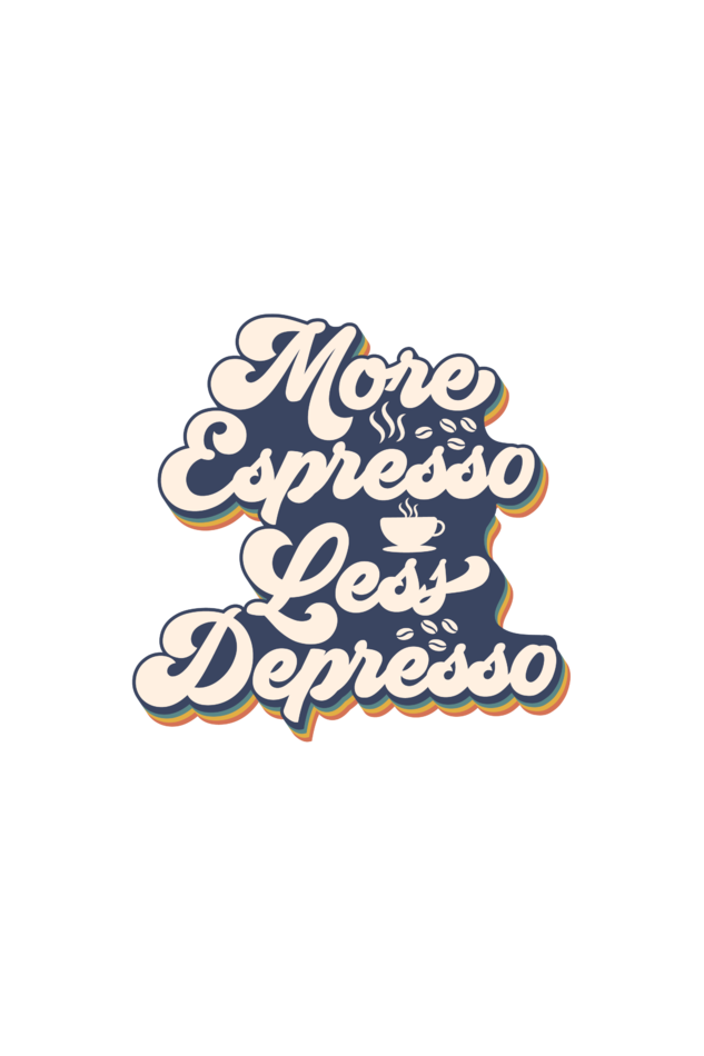 More Espresso Less Depresso Crop Top