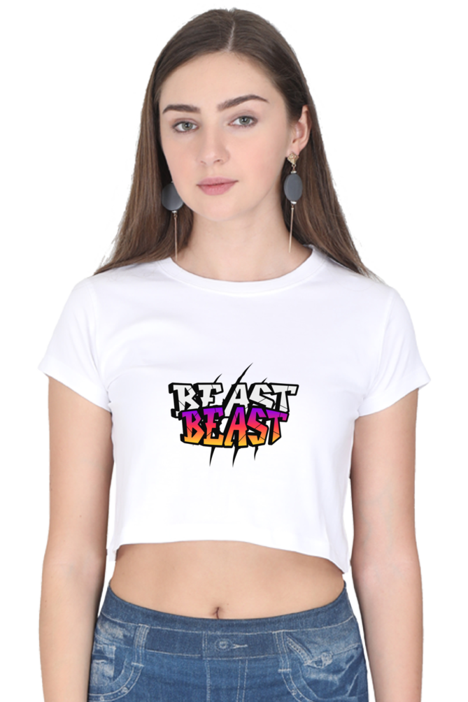 Beast Cool Crop Tops for Women