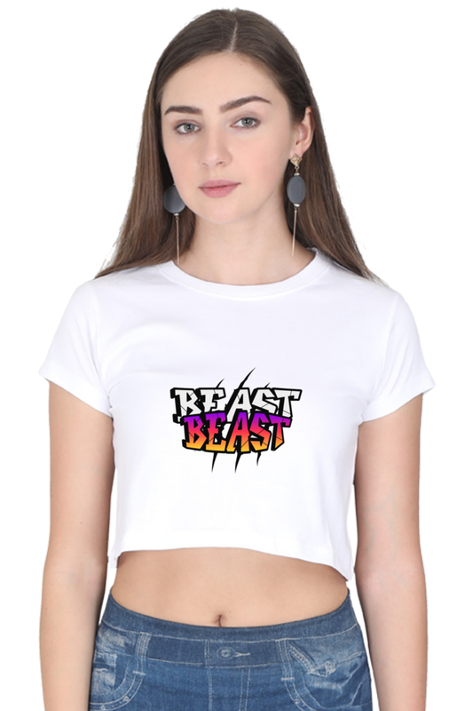 Beast Cool Crop Tops for Women