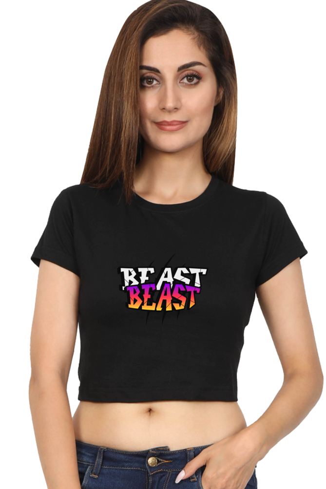 Beast Cool Crop Tops for Women