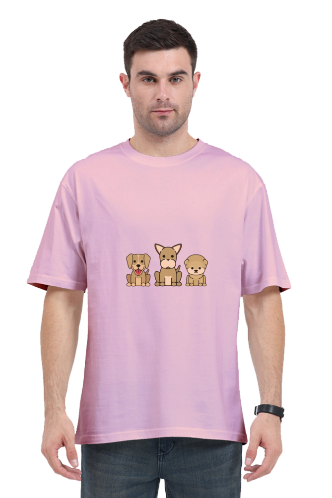 Men Oversized Dog Lover T-shirt | Best Men's Oversized Dog Lover T-Shirts