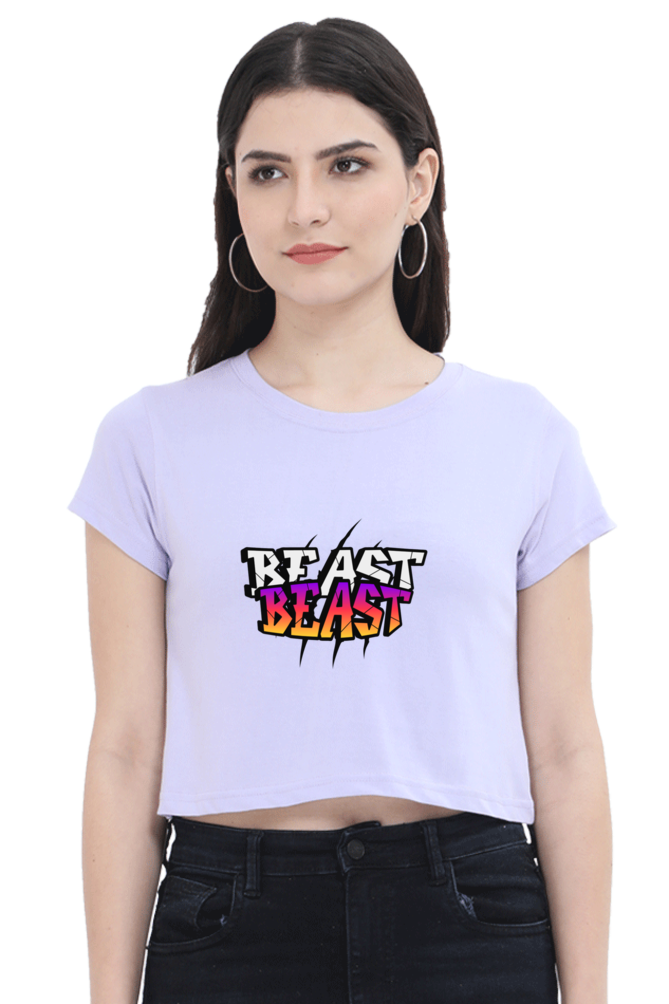 Beast Cool Crop Tops for Women