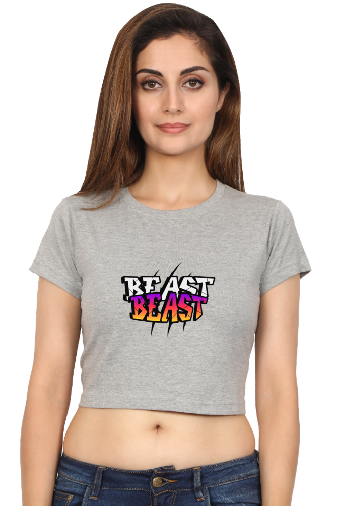 Beast Cool Crop Tops for Women