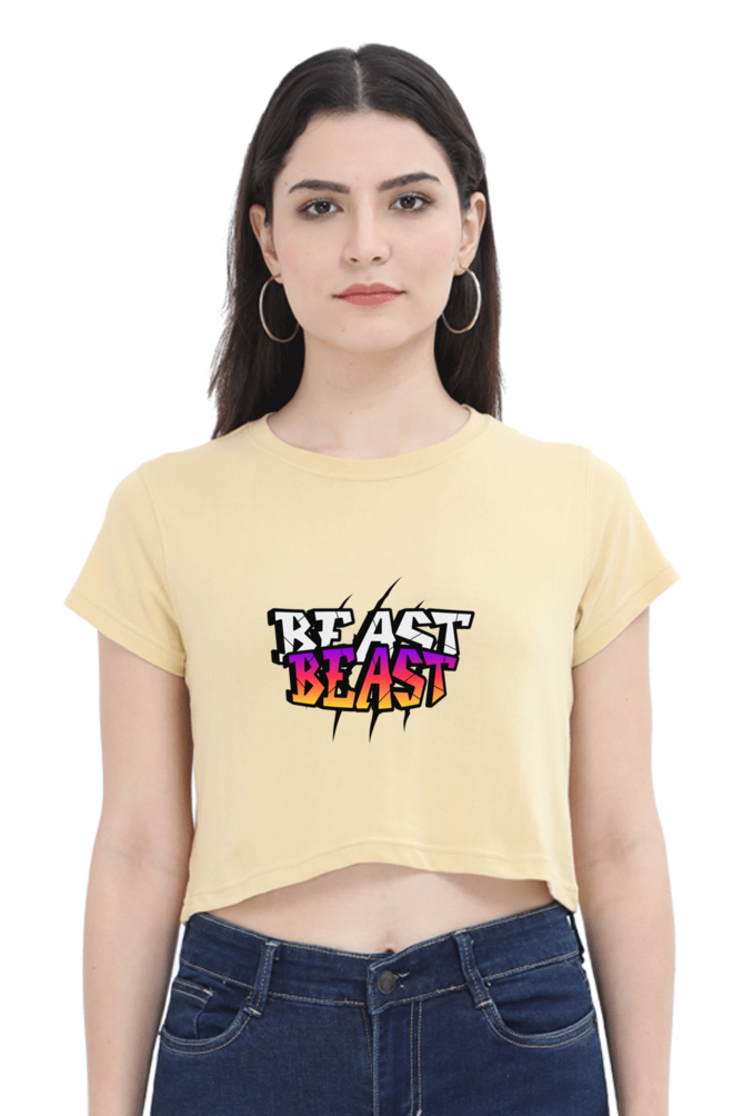 Beast Cool Crop Tops for Women