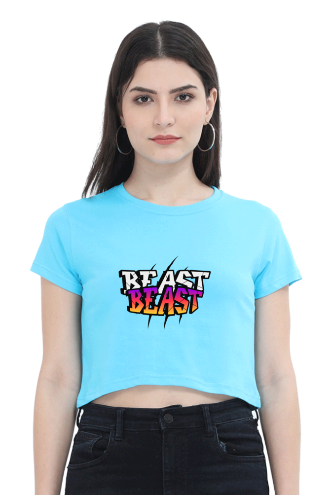 Beast Cool Crop Tops for Women