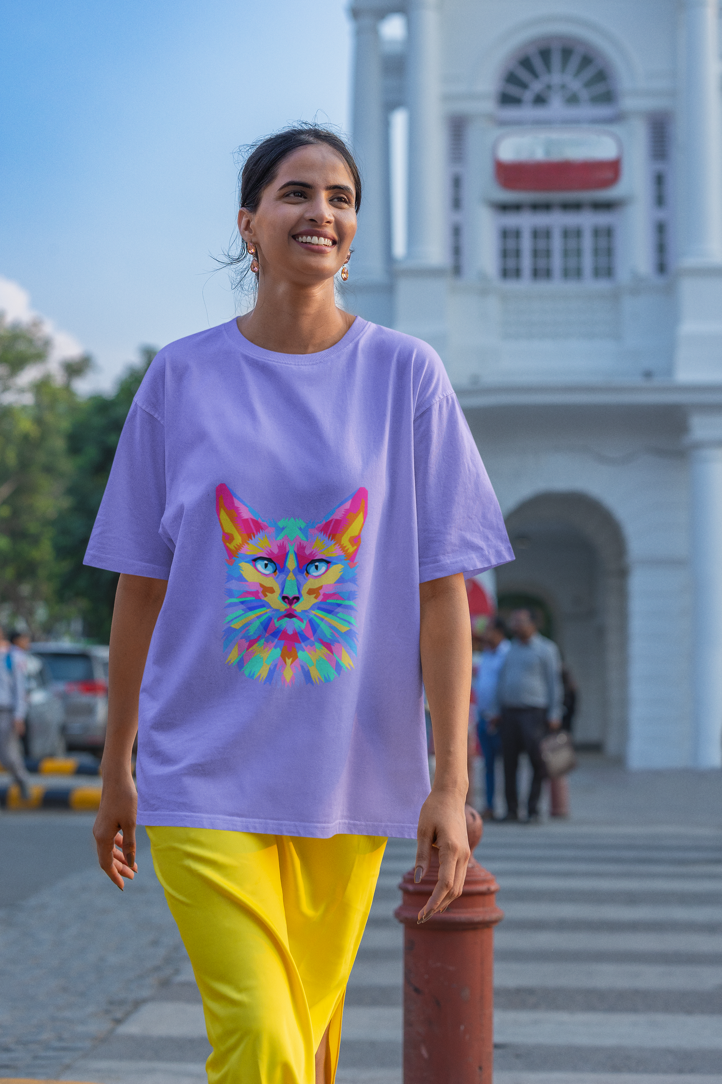 Oversized Cat Lover T-shirt